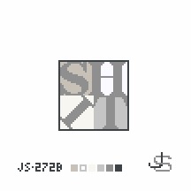 SHIT bag charm - grayscale