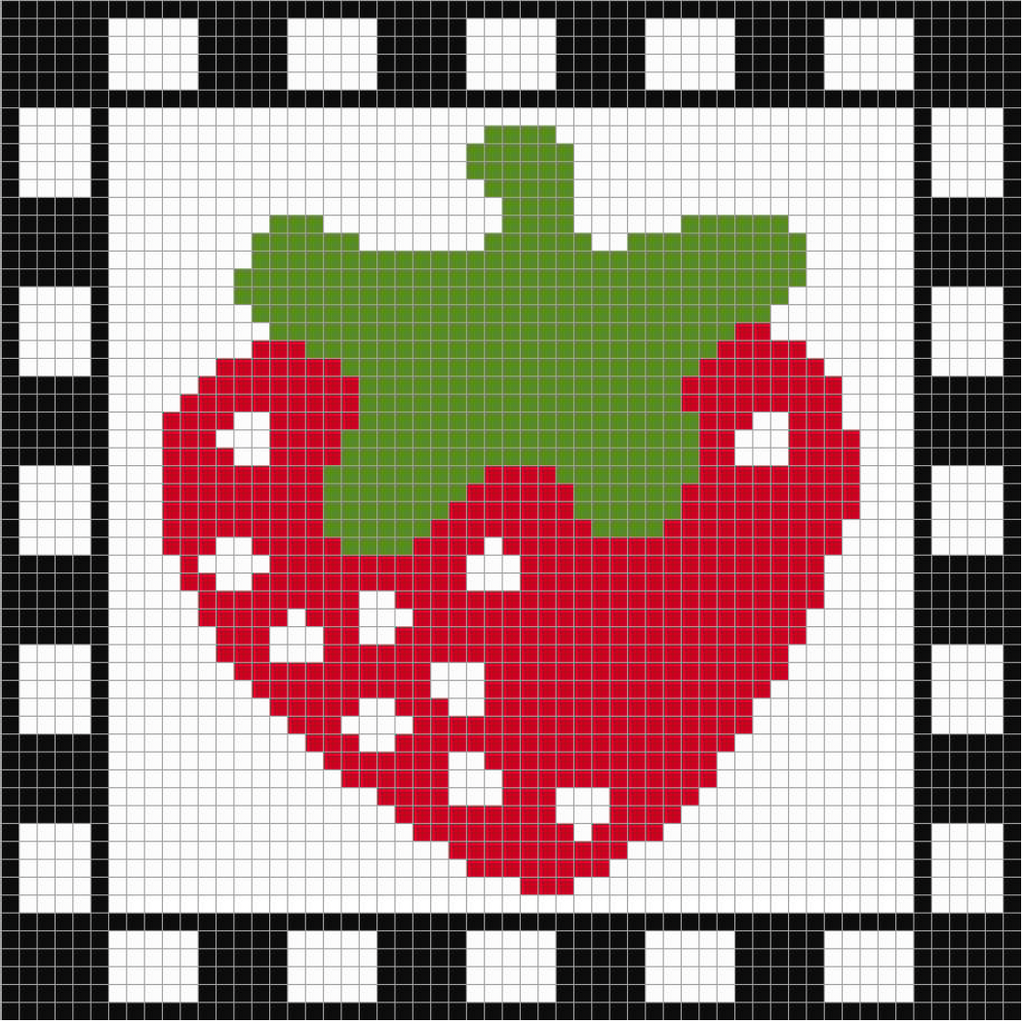 Strawberry with Border
