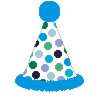 Party Hat - Blue