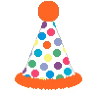 Party Hat - Orange