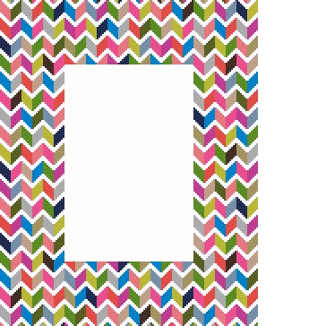 Chevron frame