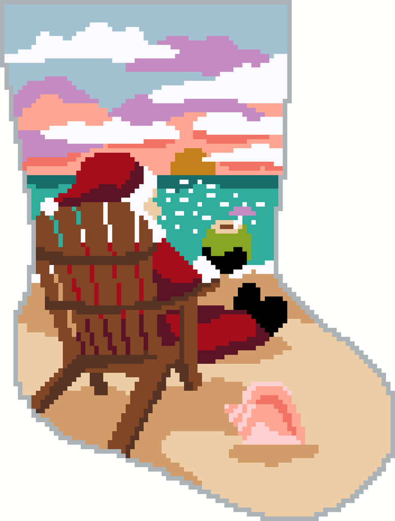 Santa at the Beach