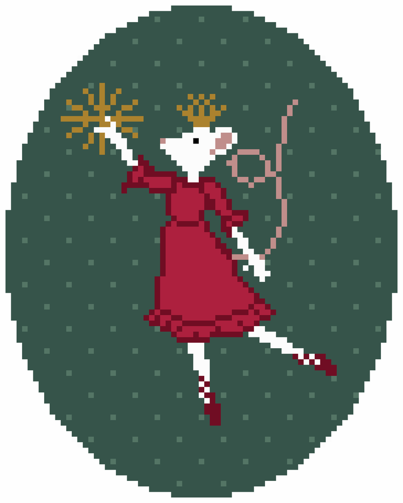 Red Christmas Mouse