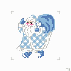 Gingham Santa