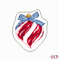 Red White Blue Ornament
