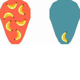 Bananas Scissor Case (Printed)
