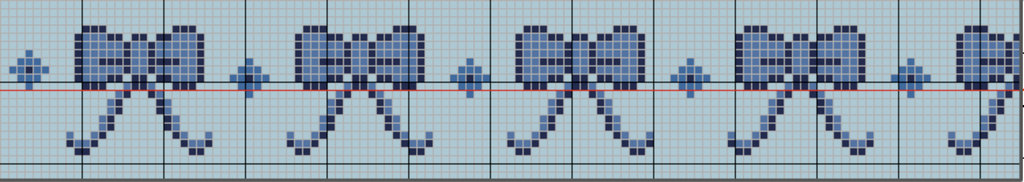 Blue Bow Belt