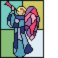 Stained glass angel