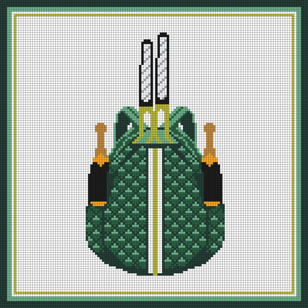 Tennis Bag Green LG
