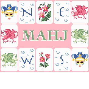 Pink Mahj Pouch