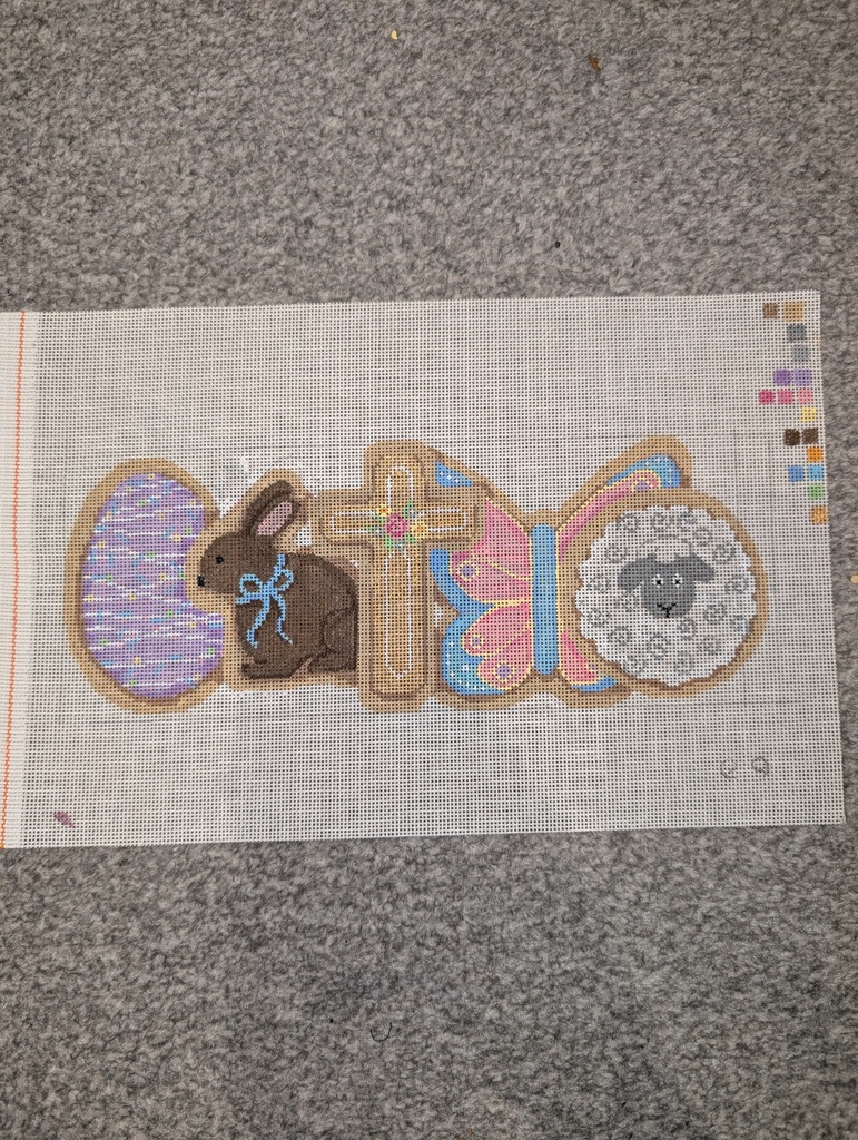 Easter Cross Cookies Row