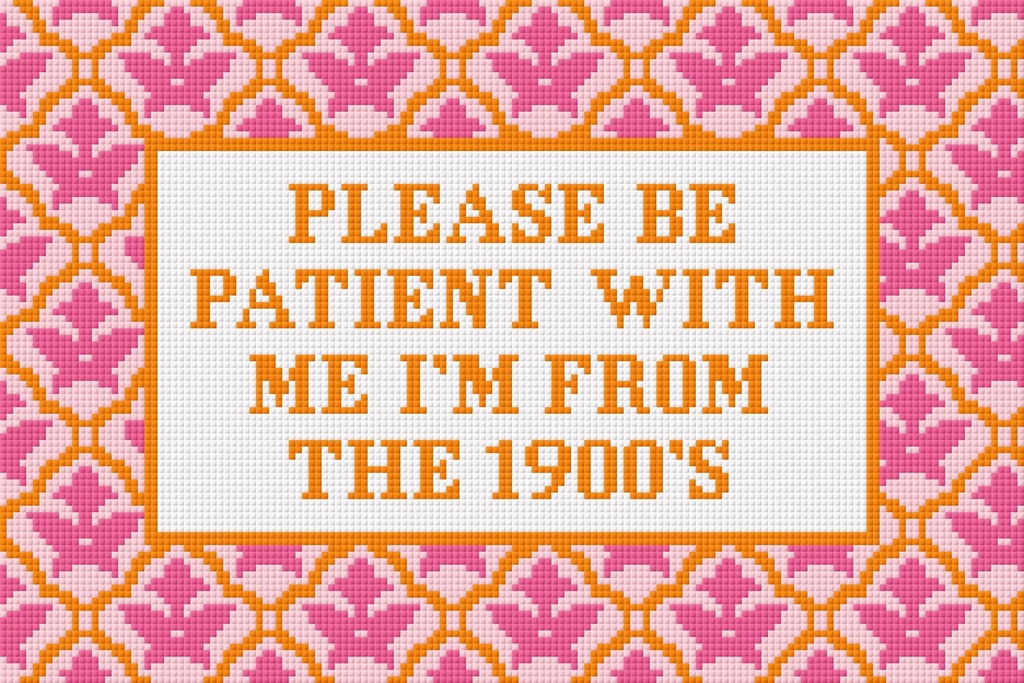 1900's Pillow Pink