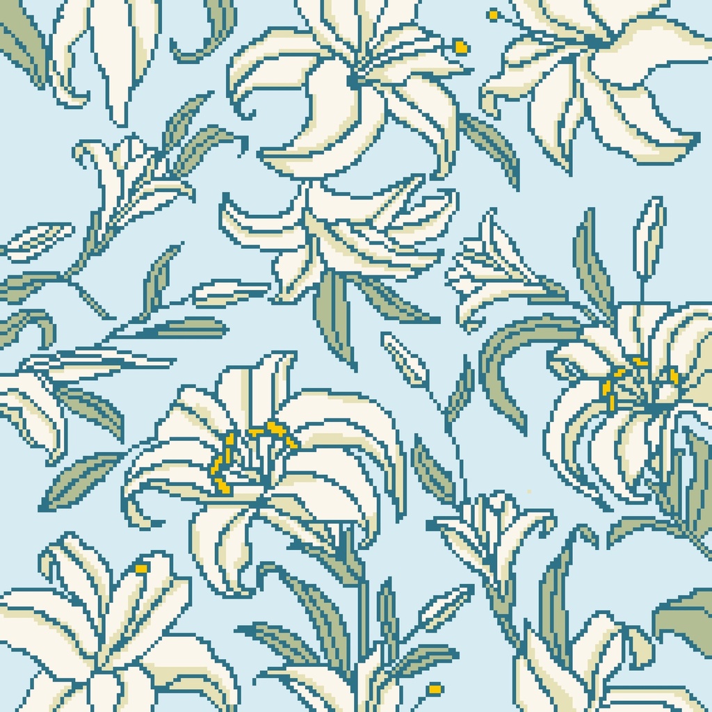 Light Blue Lilies