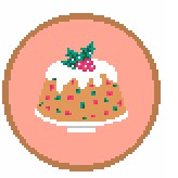 fruitcake round