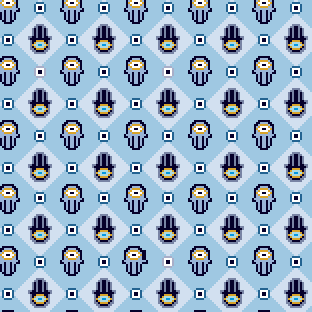 Hamsa Tile - 13