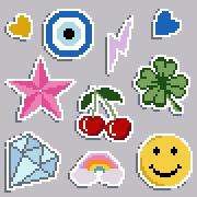 Smiley Sticker Box Top