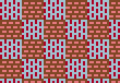 Woven Bag Tag - Pink