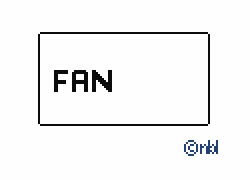 Blank License Plate - Fan