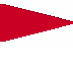 Pennant - Blank, Red 