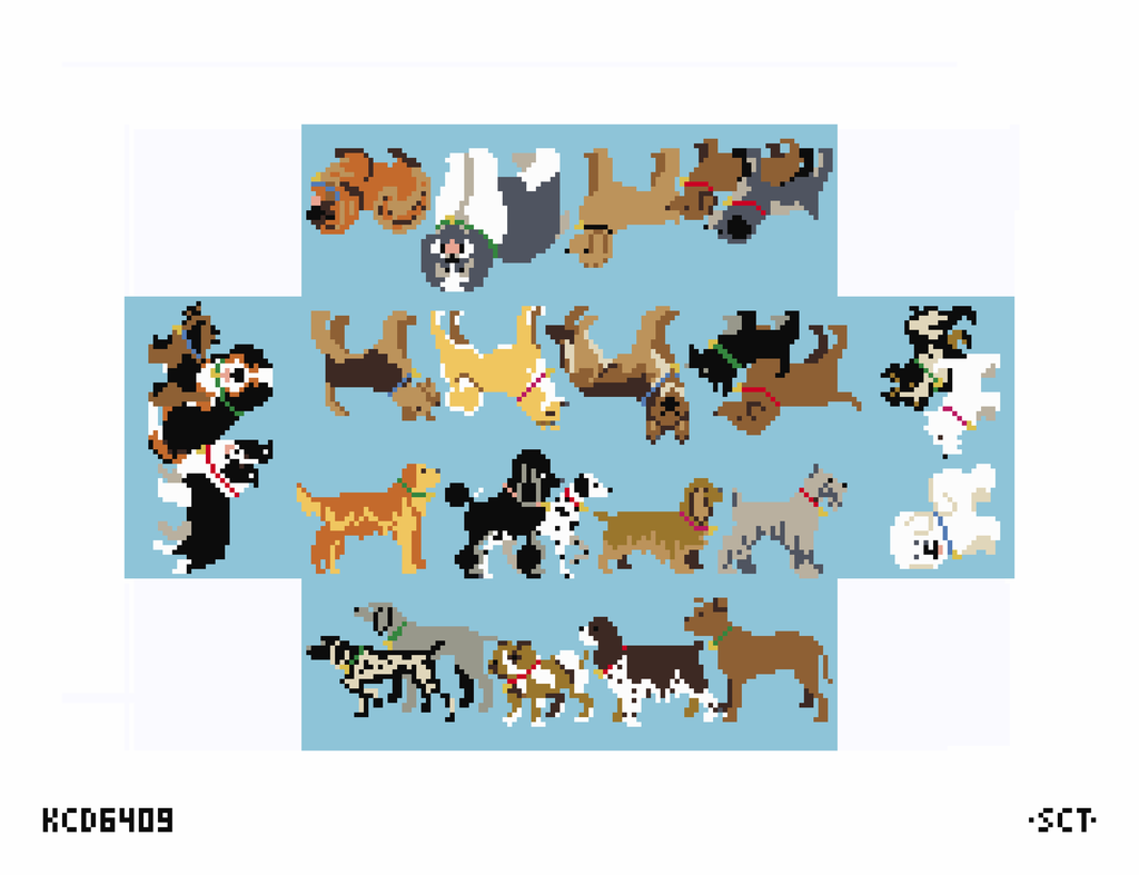 Blue Dog Brick Cover