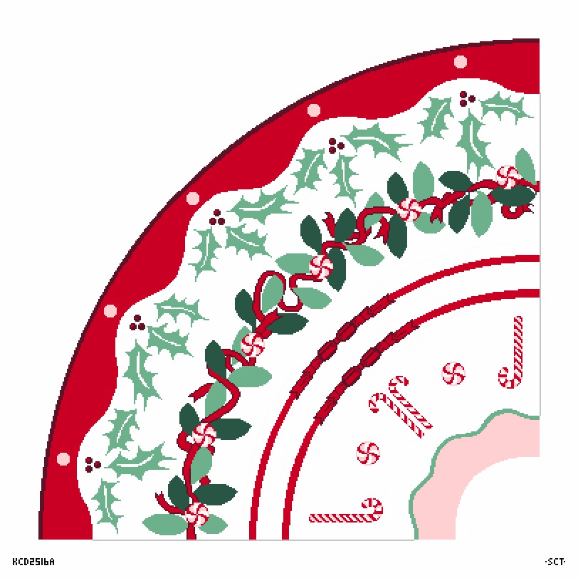 Tree Skirt Quarter A