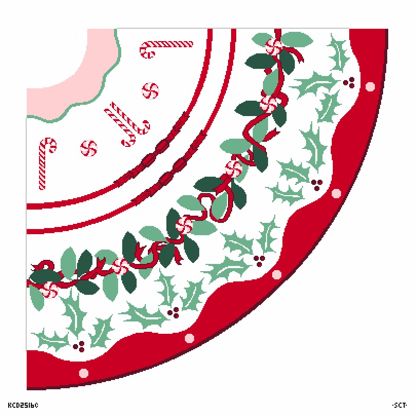 Tree Skirt Quarter C