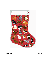 Holiday Cats Mini Stocking