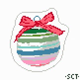 Rainbow Stripe Ornament