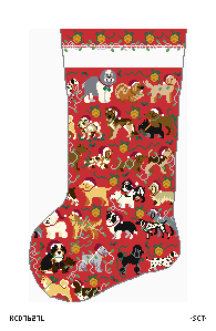 Red Dog Stocking