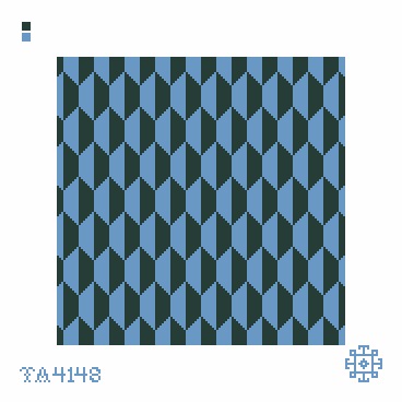 Hexagon - Blue/Green