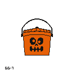 orange boo bucket