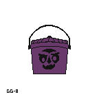 purple boo bucket