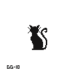 mini black cat