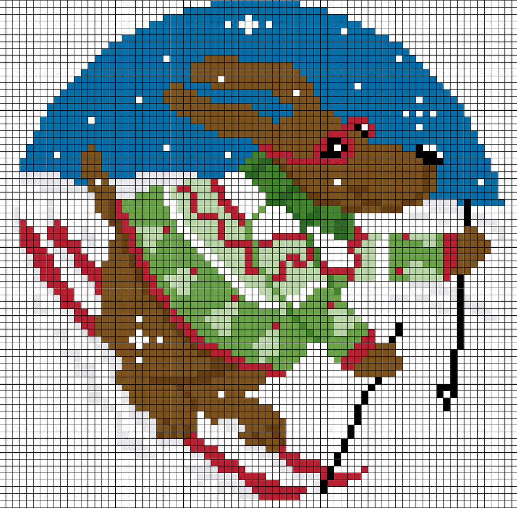 Skiing Dog