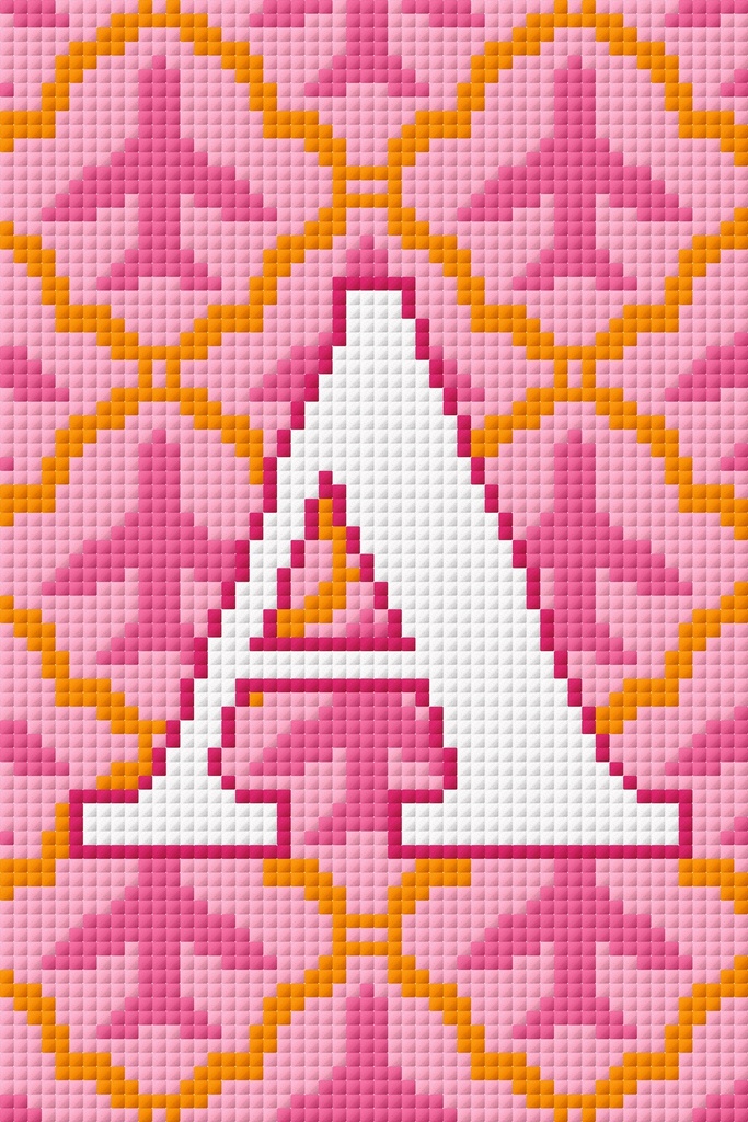Orange And Pink Passport - A