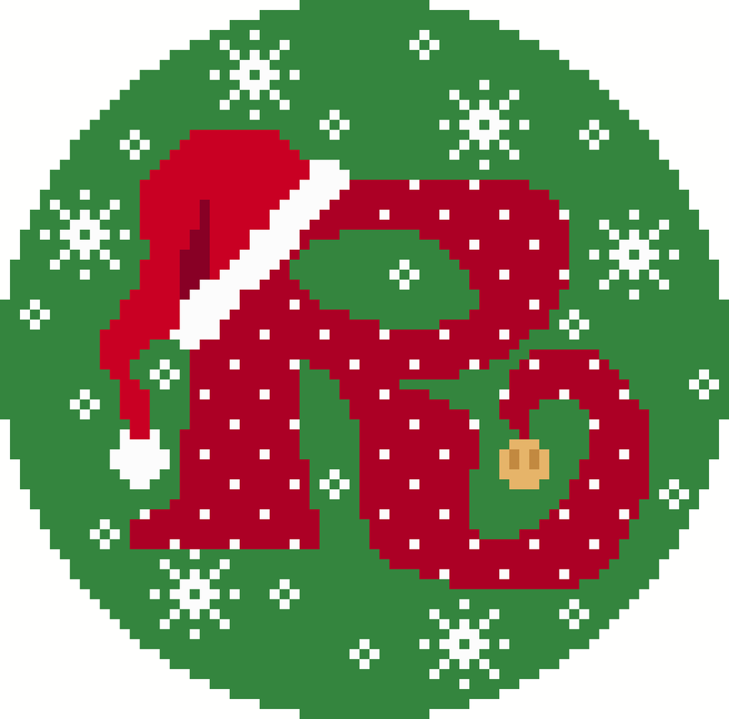 Santa Hat Alphabet - R
