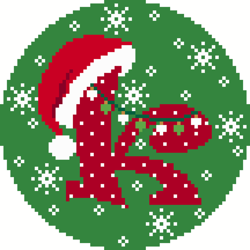 Santa Hat Alphabet - K