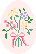 Pink Floral Egg